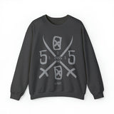 5050bmx La Muerte Swords Crewneck Sweatshirt (Silver)