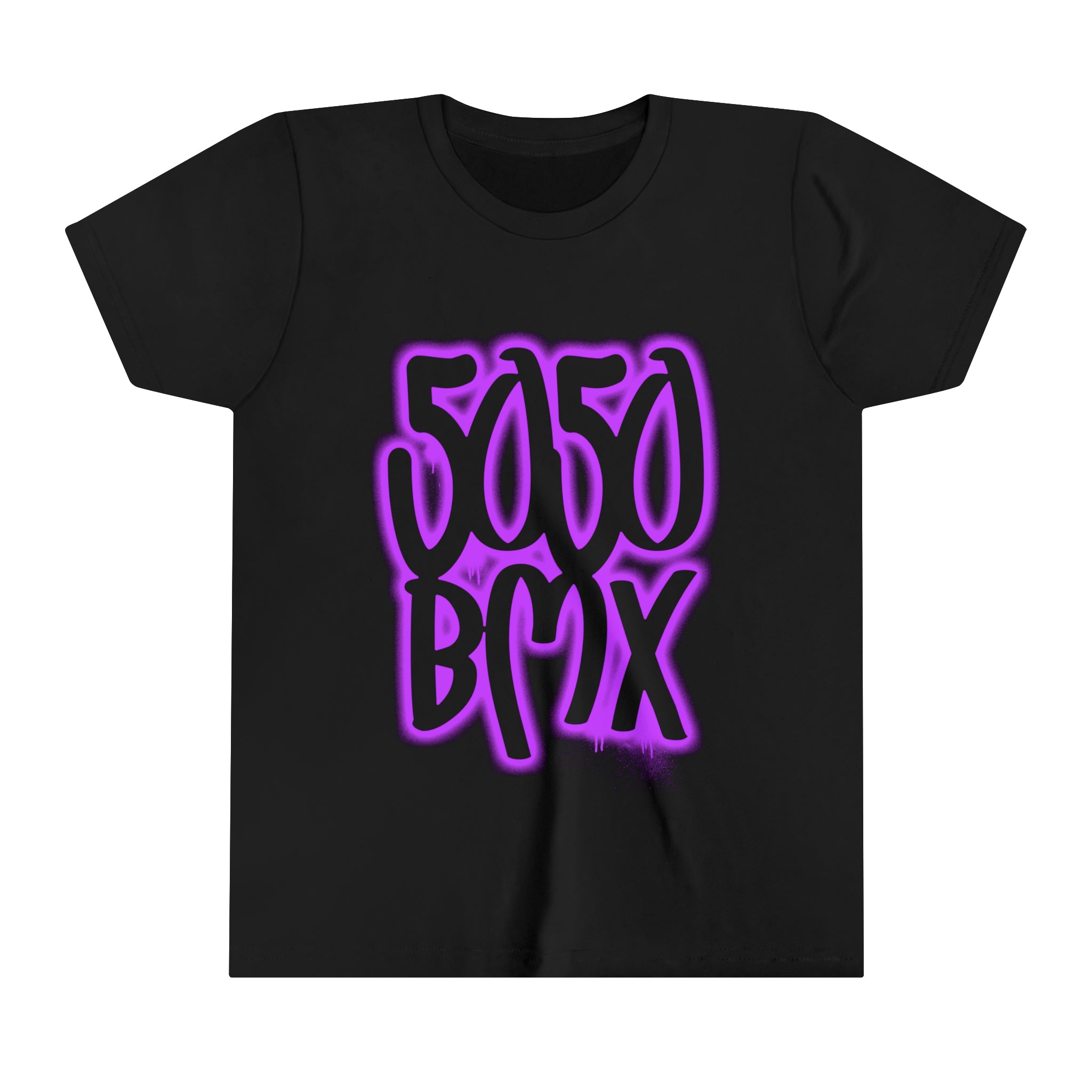 5050bmx Graffiti (Purple) - Youth Short Sleeve Tee