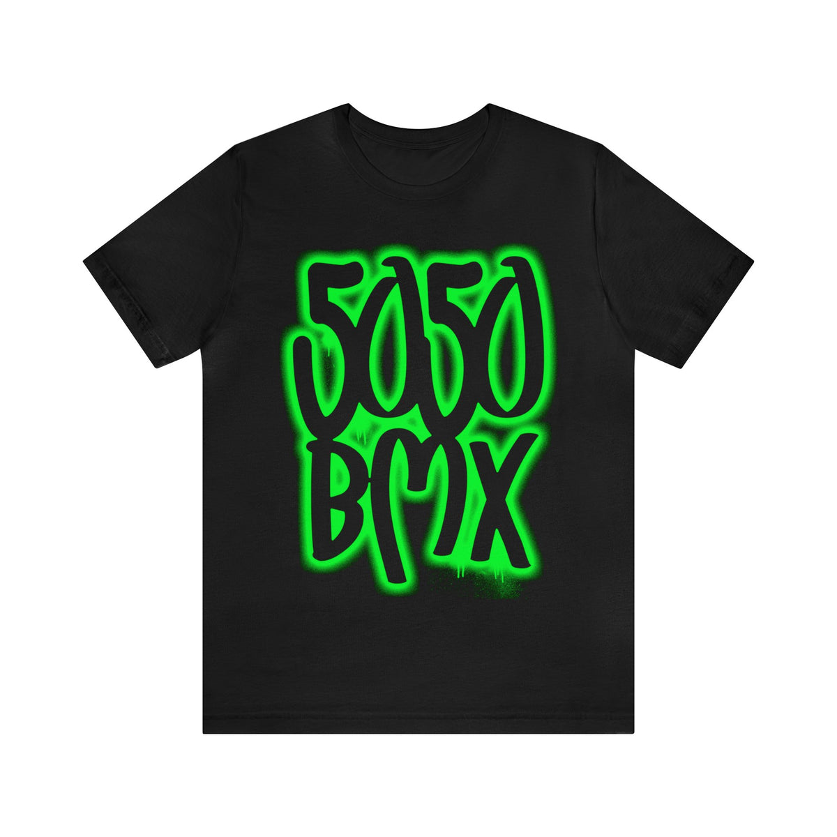 5050bmx Graffiti (Green) - Short Sleeve Tee