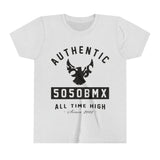 5050bmx All Time High (Front Print) (Black) - Youth Short Sleeve Tee