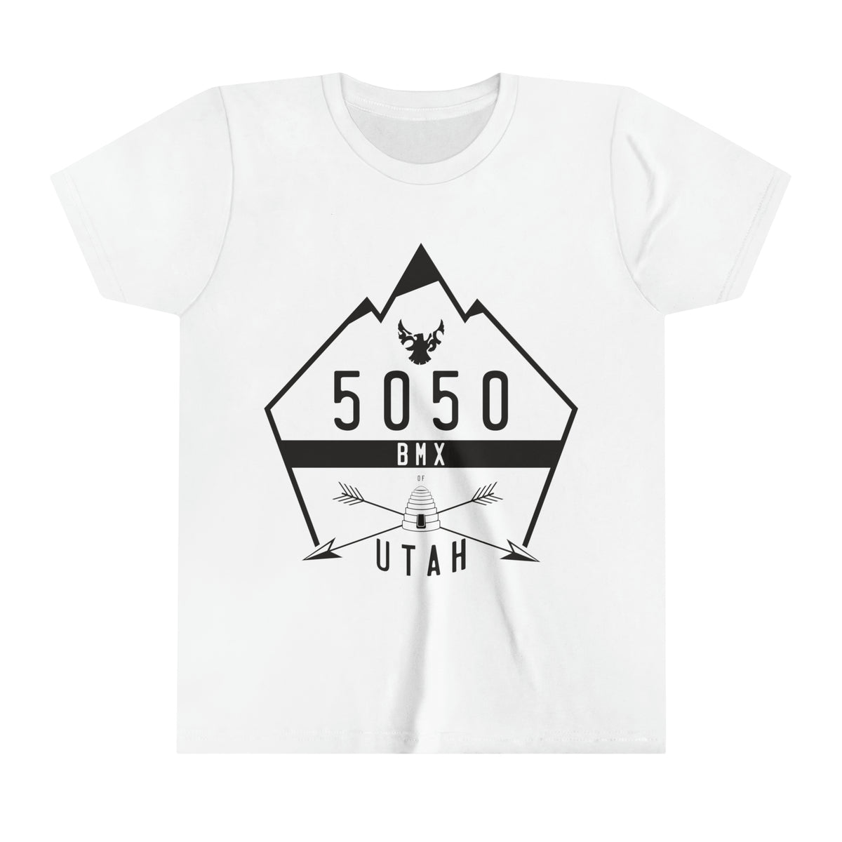 5050bmx Utah (Front Print) - Youth Short Sleeve Tee