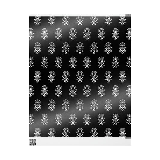5050bmx La Muerte Skull Wrapping Paper (30" x 36" / 30" x 72" / 30" x 180")