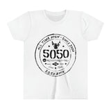 5050bmx All Time High Live Free (Front Print) - Youth Short Sleeve Tee