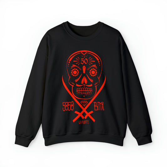5050bmx El Muerte Crewneck Sweatshirt (Red)