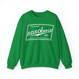 5050bmx Utah Brewed (White) Crewneck Sweatshirt