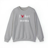 5050bmx I Love Moms Crewneck Sweatshirt