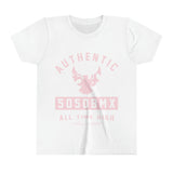 5050bmx All Time High (Front Print) (Pink) - Youth Short Sleeve Tee