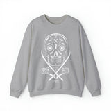 5050bmx La Muerte Skull Crewneck Sweatshirt (White)