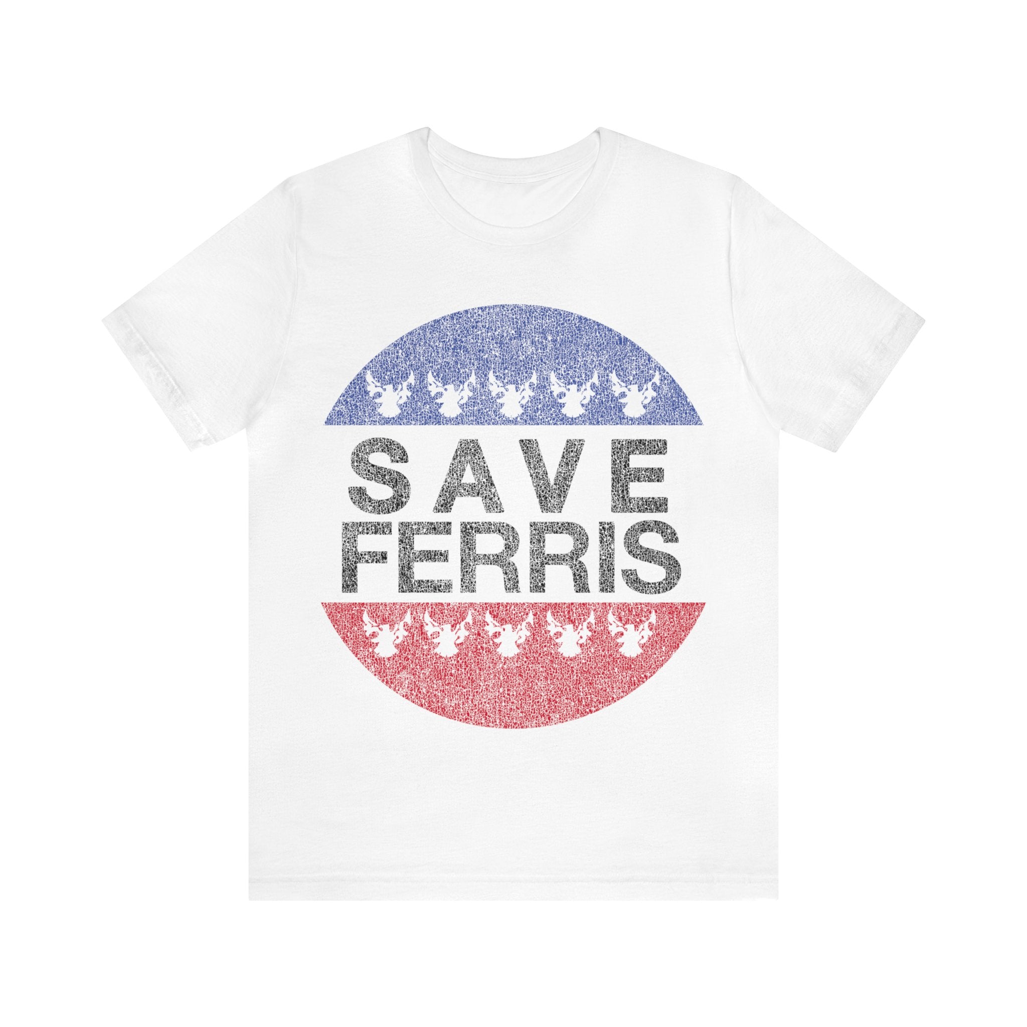 5050bmx Save Ferris (White) - Short Sleeve Tee