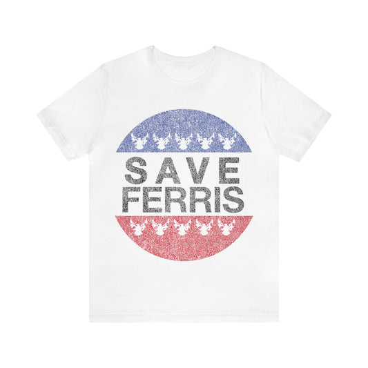 5050bmx Save Ferris (White) - Short Sleeve Tee