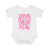 5050bmx Graffiti Infant Baby Onesie (Pink)