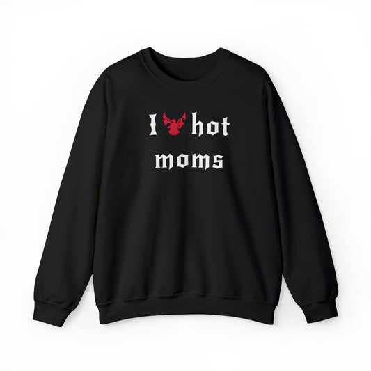 5050bmx I Love Moms Crewneck Sweatshirt
