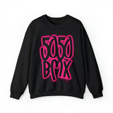 5050bmx Graffiti Crewneck Sweatshirt (Pink)