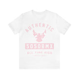 5050bmx All Time High (Front Print) (Pink) - Short Sleeve Tee